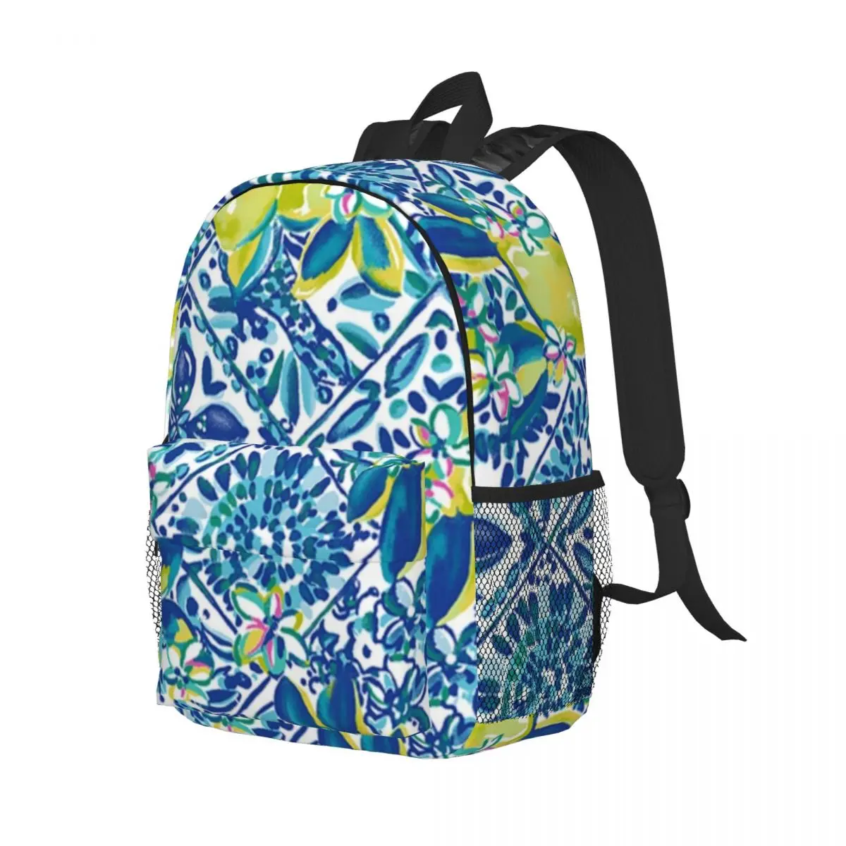 Lily Pulitzer Backpacks Boys Girls Bookbag Cartoon Children School Bags Travel Rucksack Shoulder Bag Large Capacity