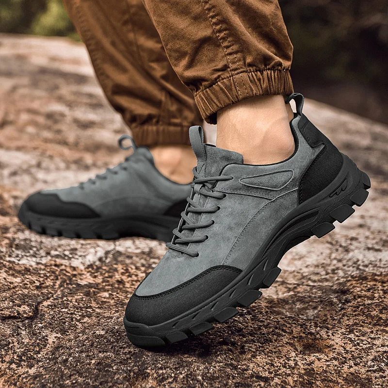 

Best Selling 2025 Mountain Climbing Shoes Man Outdoor Trekking Sneakers Men Professional Walking Shoes Hiking Shoe Men