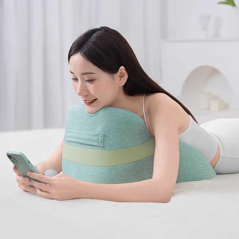 

Face Down Pillows Lying Pillow Prone Reading Cushion Pillow Comfor Ergonomic Bed Wedge Support Pillow Cushion with Neck Support