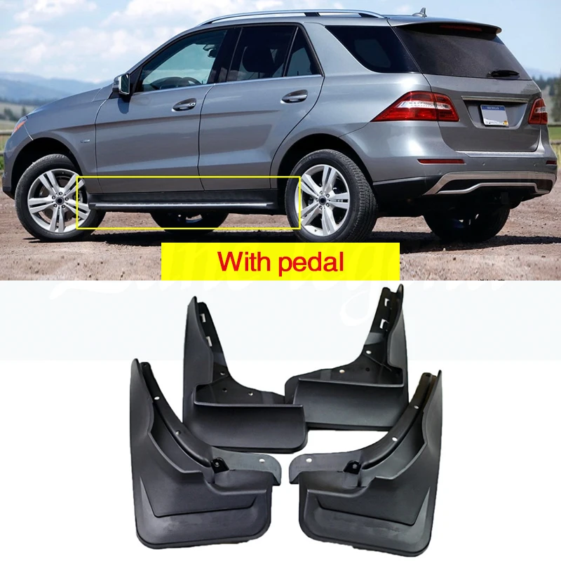 FOR Benz M class ML W166 ML300 ML350 ML320 ML400 Mud flaps Mudguard splash Guard Fender MudFlap Fenders car accessories auto