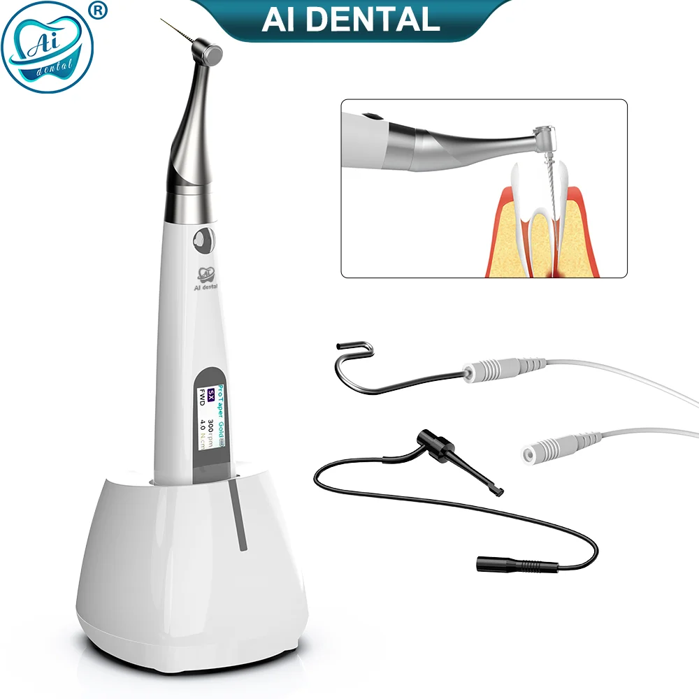 

Dental Equipment AI-EP-Pro 6:1 ratio endodontic treatment tools brushless endomotor cordless handpiece with Auto Reverse