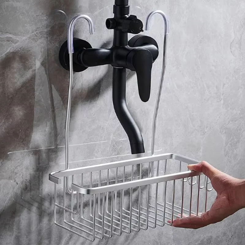 Badezimmer Duschregal Toilette Duschgel Hängekorb Lagerregal Duschraum Wandbehang Eckregal