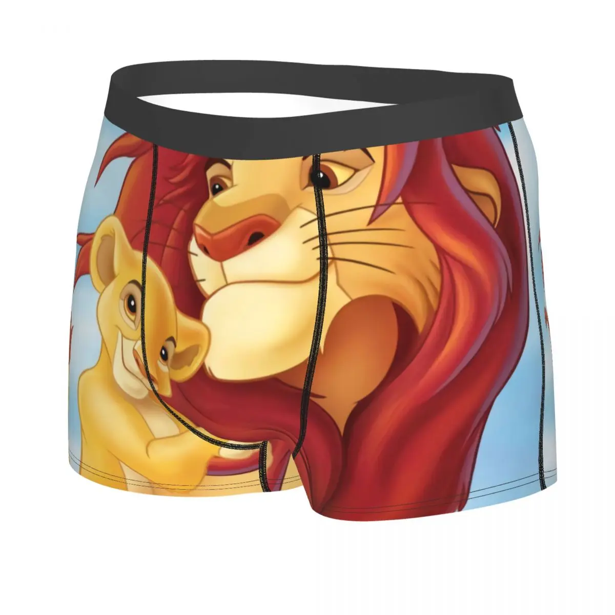 Customized Cool King Lion Simba Boxers Shorts Panties Male Underpants Breathable Hakuna Matata Briefs Underwear