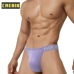 Calça sexy confortável dos homens, roupa interior modal, cueca Jockstrap, lingerie breve, cuecas, nova marca, 1pc