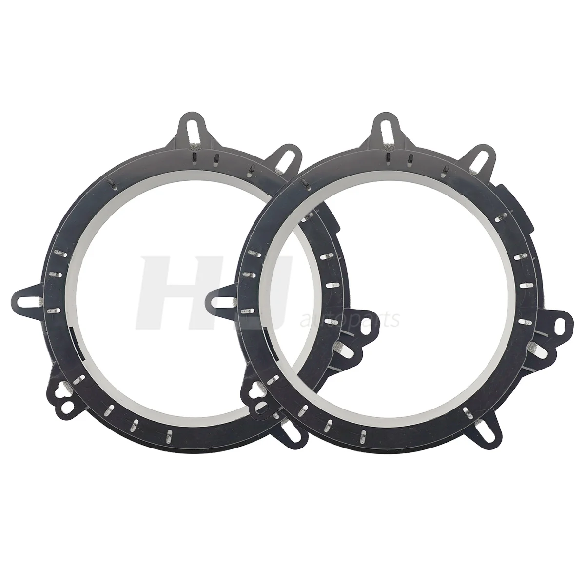 2pcs Car Audio 6.5 Inch Speaker Mount Modification Adapter Washer Stand Ping Pad for Car Special with Lossless Plug for Chery