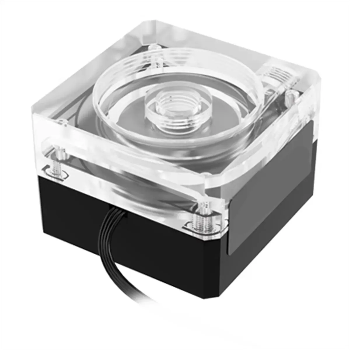 500L/H مضخة تبريد المياه مضخة تبريد المياه رقيقة جدا PMMA PWM التحكم في السرعة 3 أمتار رئيس 500L/H 4 سنتيمتر سمك