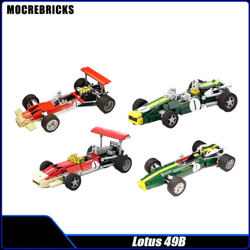 

MOC-168727 City Lotus Sports Race Car Technology Super Racing Model Building Block Assembly Brick Adult Toy Boy Christmas Gifts