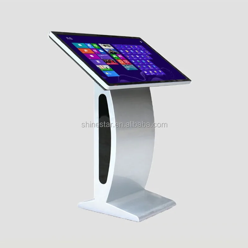 27 Inch LED Signage Information Interactive Display PC Touchscreen Kiosk Stand I3 I5 I7 Cpu
