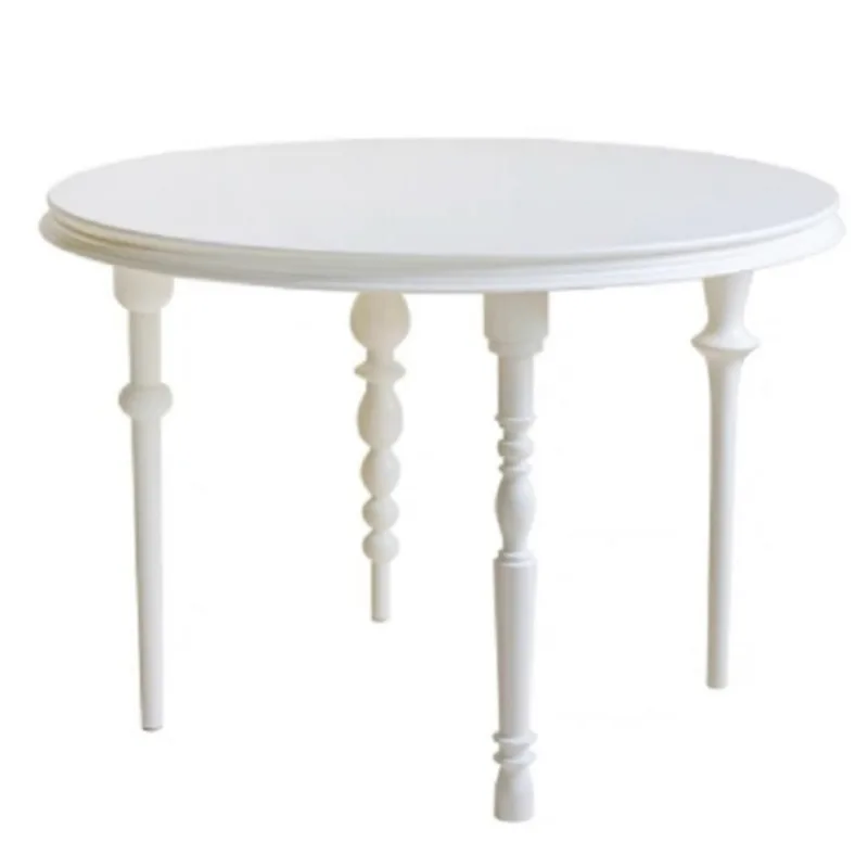 Support Foot Tea Table Leg Decoration Column Accessories Retro European Style Solid Wood Dining Leg Dressing Table