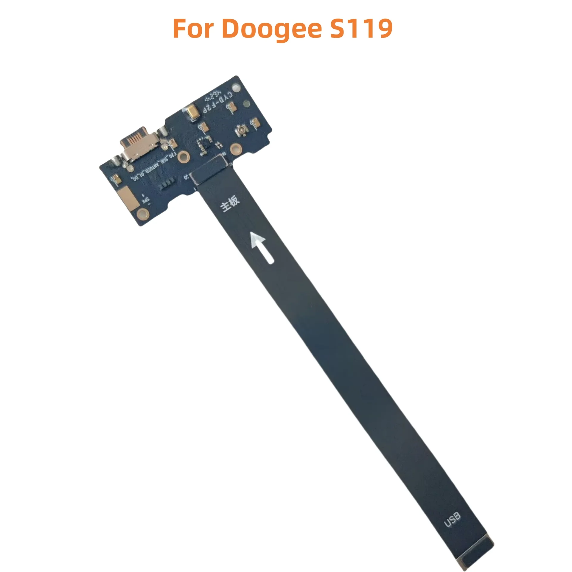 

For Doogee S119 Cell Phone New Original USB Board Charging Dock Plug With Main FPC Connector Charging FPC Wire Cable