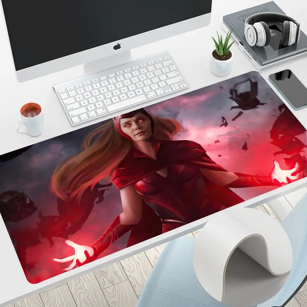 

Popular TV series W-Wandas V-Visions Mouse Pad Mouse Pad 900×400MM Accessories Gaming Computer PU Mousepad Leather Table 600x300