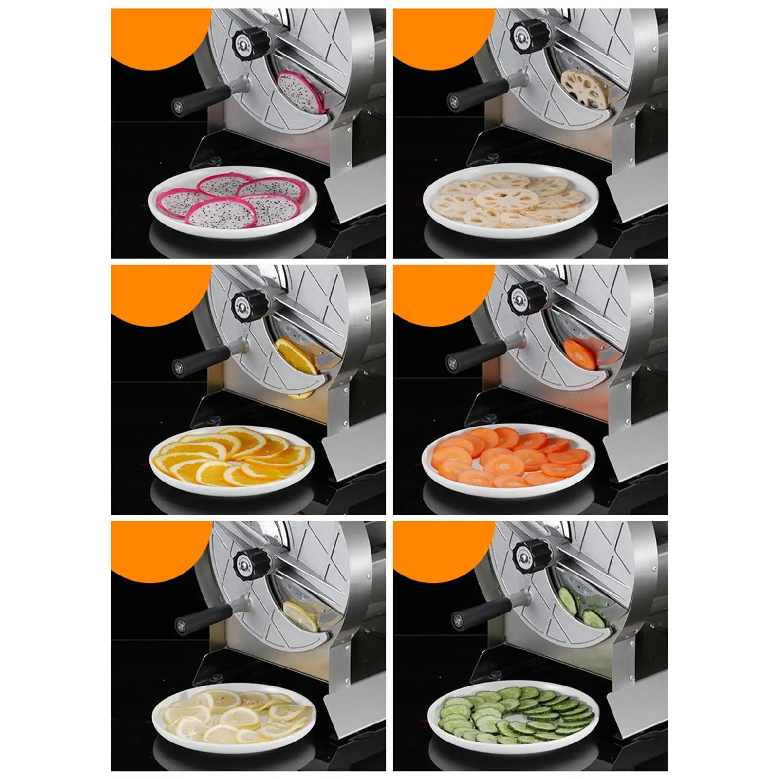Stainless Steel Fruit Slicer Adjustable Manual Vegetable Cutter Multipurpose Slicing Knife for Kitchen Home