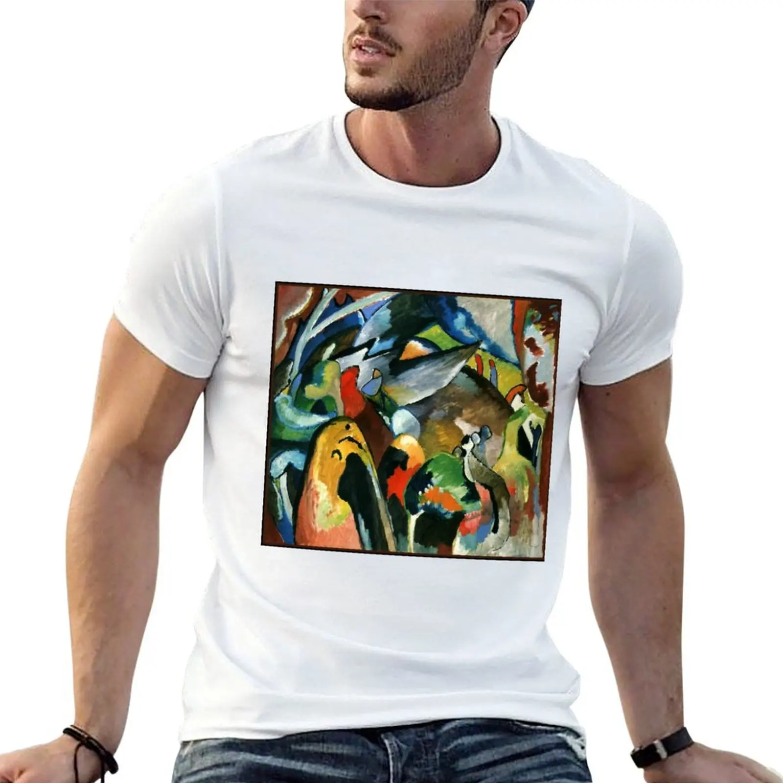 Kandinsky - Improvisation 19A T-Shirt shirts graphic tee hippie clothes mens t shirts