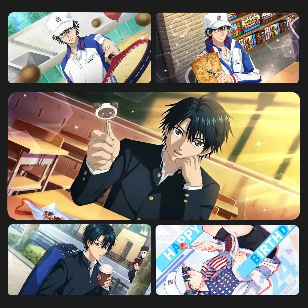 Ryoma Echizen Anime Prince Of Tennis Mousepad Non-slip Suitable For Office Computers Laptops E-sports Game Desk Mats XXL Keyboar