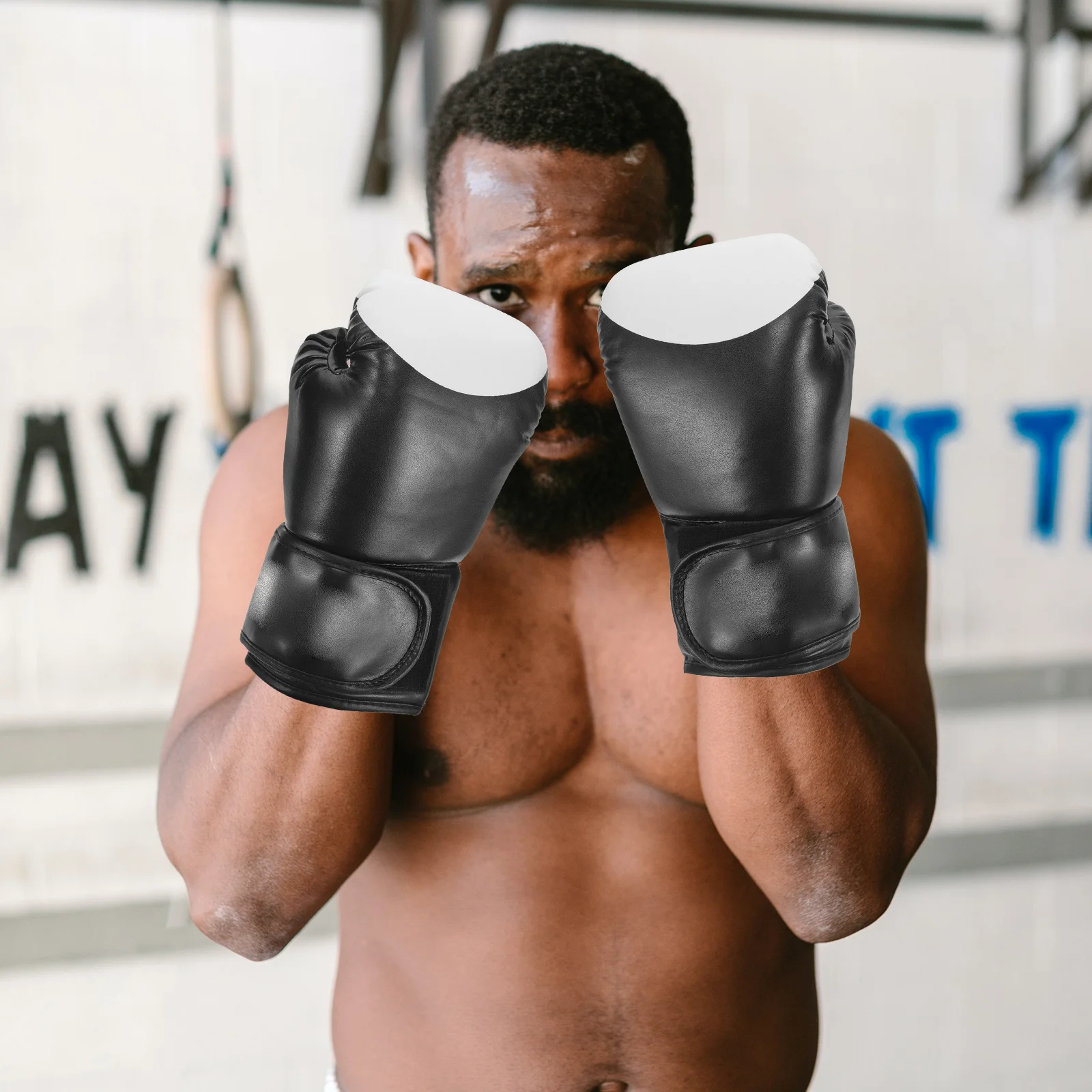 1 زوج بو قفازات الملاكمة المحمولة التدريب شرارة كيك بوكسينغ Mma الملاكمة التايلاندية اللكم معدات التدريب للرجال والنساء #2