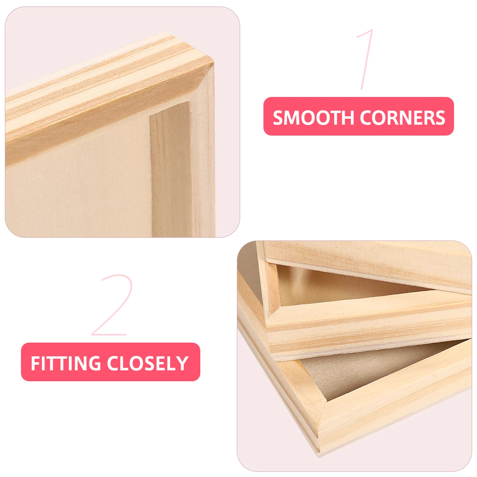 

6 шт. поднос для головоломки с шестигранной краской, деревянный органайзер премиум-класса с 9 16 блоками, тарелка для хранения для детей, хранение головоломок