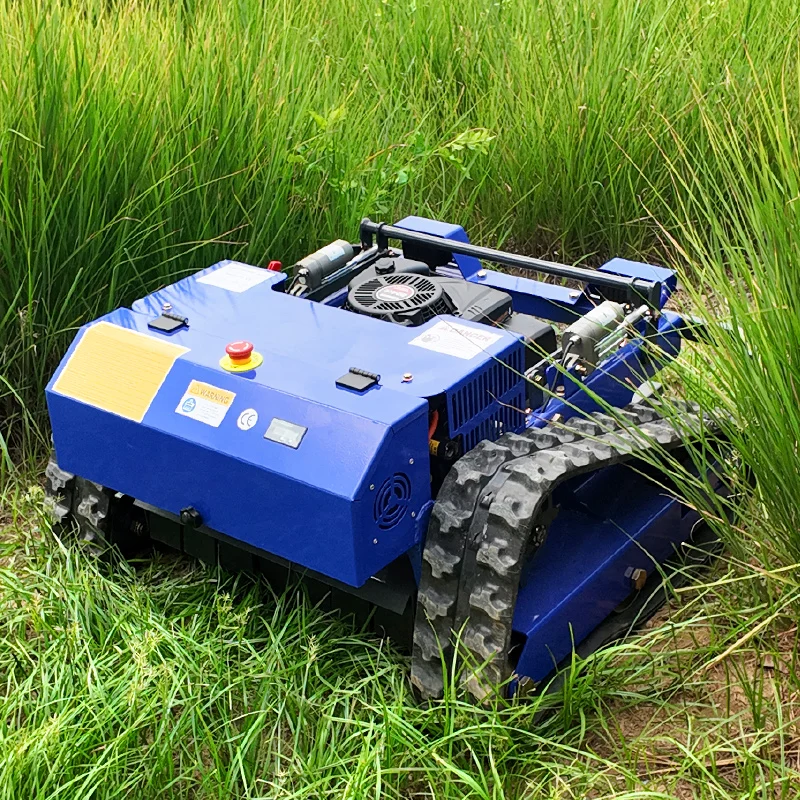 Customized Remote Controlled Lawnmower with  Engine for Easy Usage English Instructions