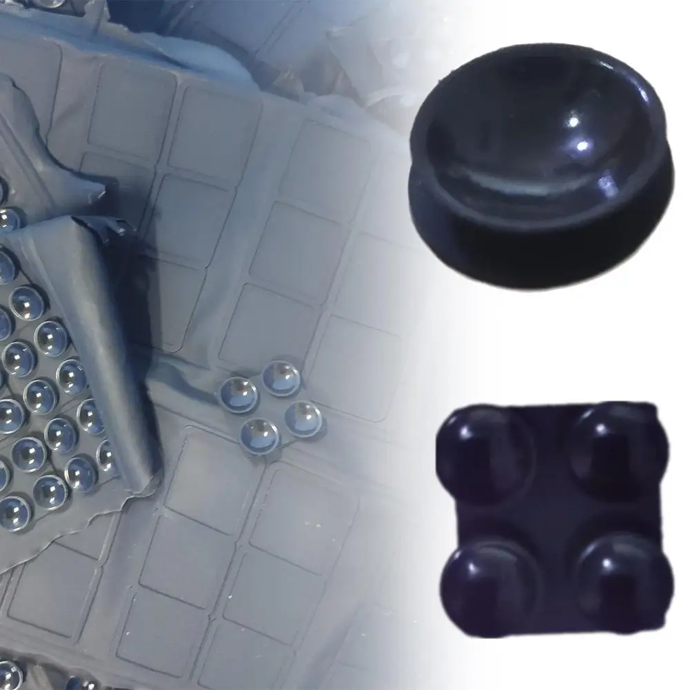 실리콘 흡입 컵 휴대폰 거치대 벽 스탠드 매트, 실리콘 흡입 폰 거치대, 사각형 미끄럼 방지 단면 케이스 마운트, 4 개, 1 개