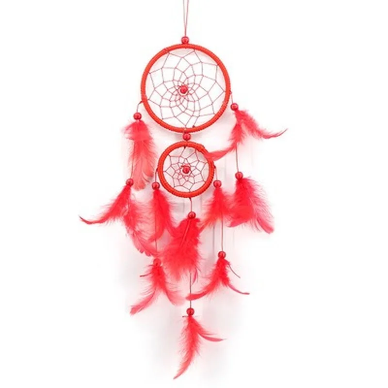 2022 New 1Pc 6 Colors Dream Catcher Wind Chimes Home Hanging Craft Gift Dreamcatcher Ornament Car Hanging Bedroom Decoration