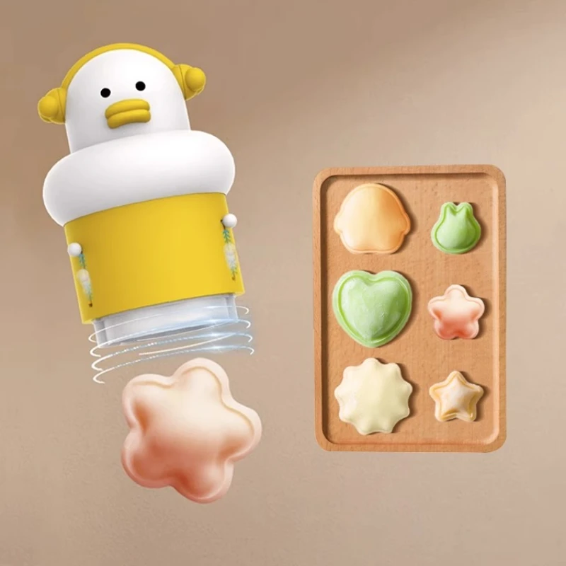 

Dumpling Embossing Mold & Wonton Maker - Baby Food Tools with Automatic Sealing, Easy Press for Ravioli Pierogi Pastry