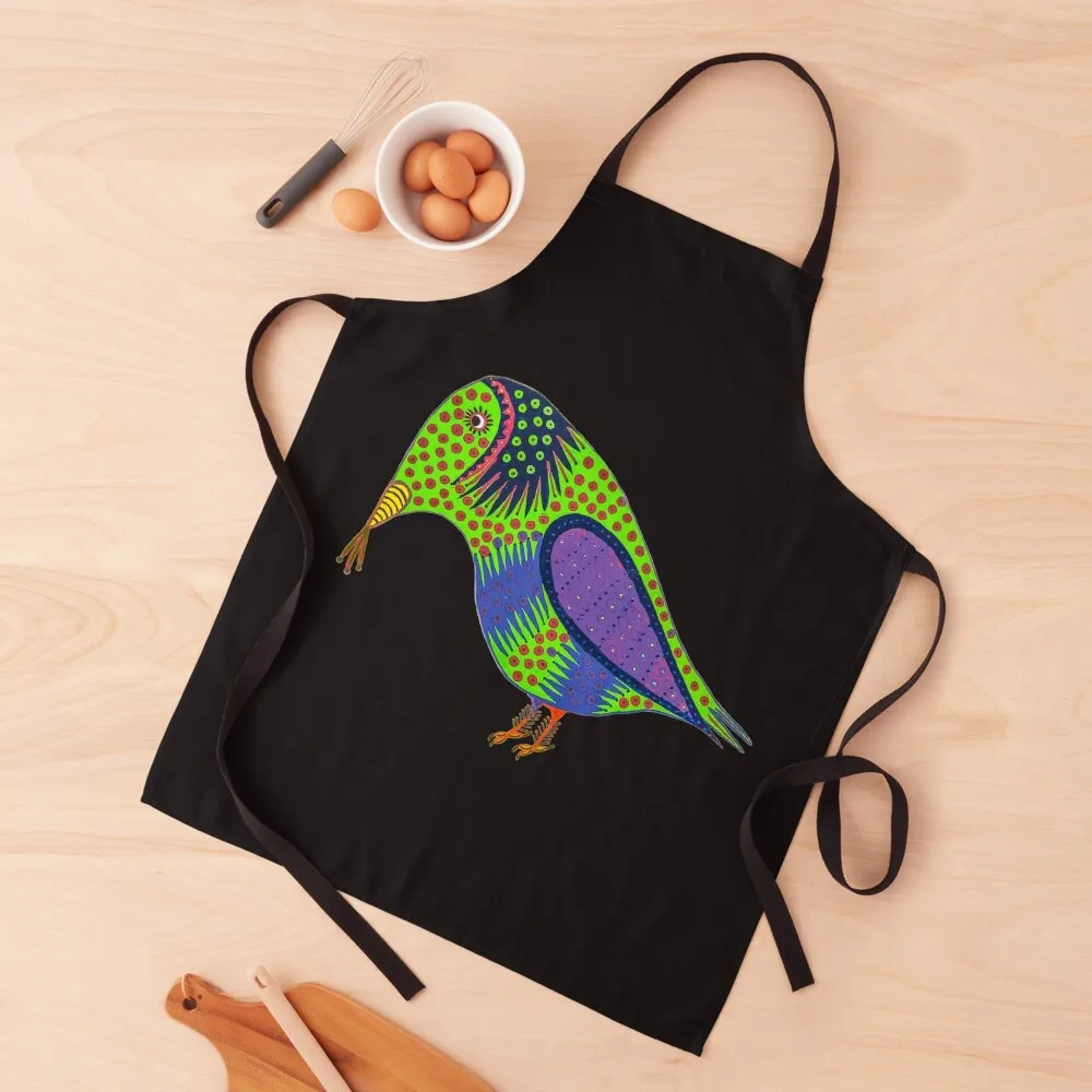 

Curious bird decor Apron cleanings kitchen item Apron