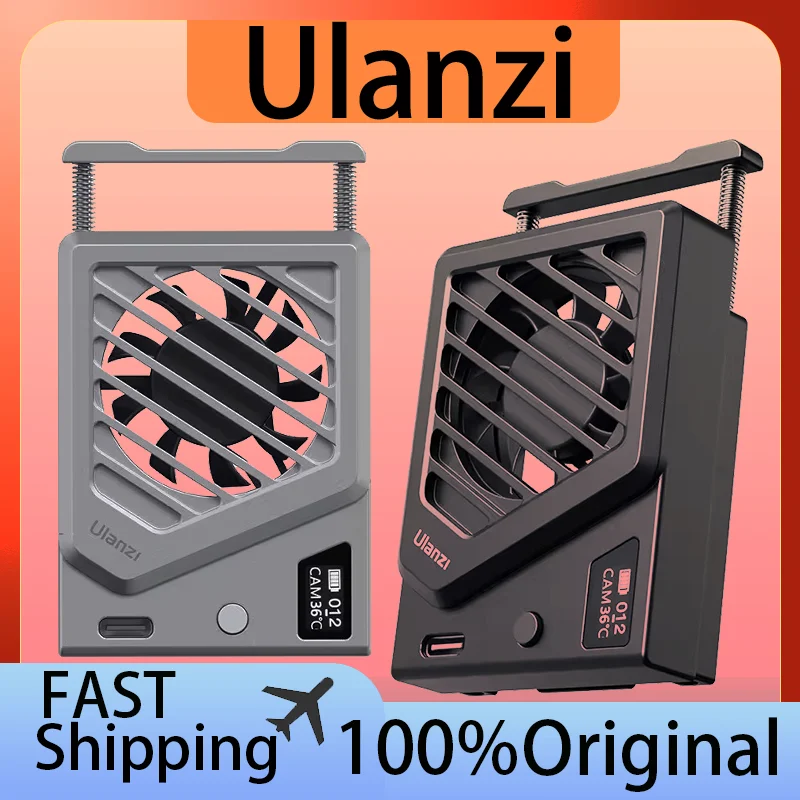 

Ulanzi CA25 Camera Heat Sink Cooler Fan Ultra-Silence Sucker High Speed Cooling Radiat Cooling System For Sony Canon Fuji Nikon
