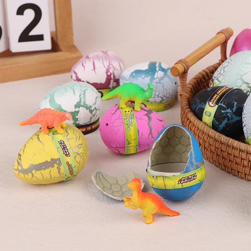 4PCS Dinosaurier Eier Im Wasser Große Größe Wasser Wachsende Tier Eier Dinosaurier Wachsen Ei Neuheit Pädagogisches Spielzeug Für Kinder geschenk