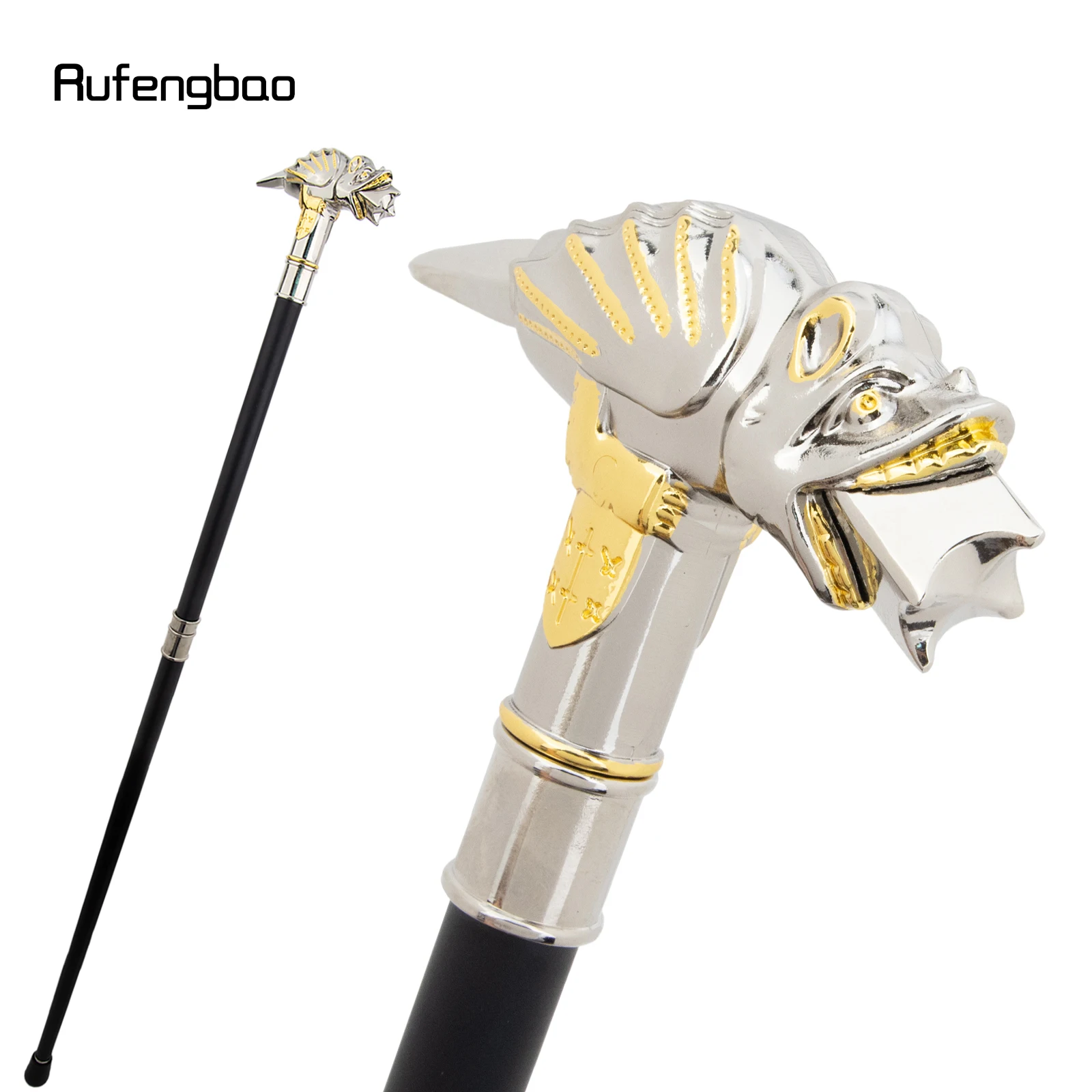 golden-white-lizard-chameleon-tongue-cane-fashion-decorative-walking-stick-gentleman-elegant-performance-stage-cane-93cm