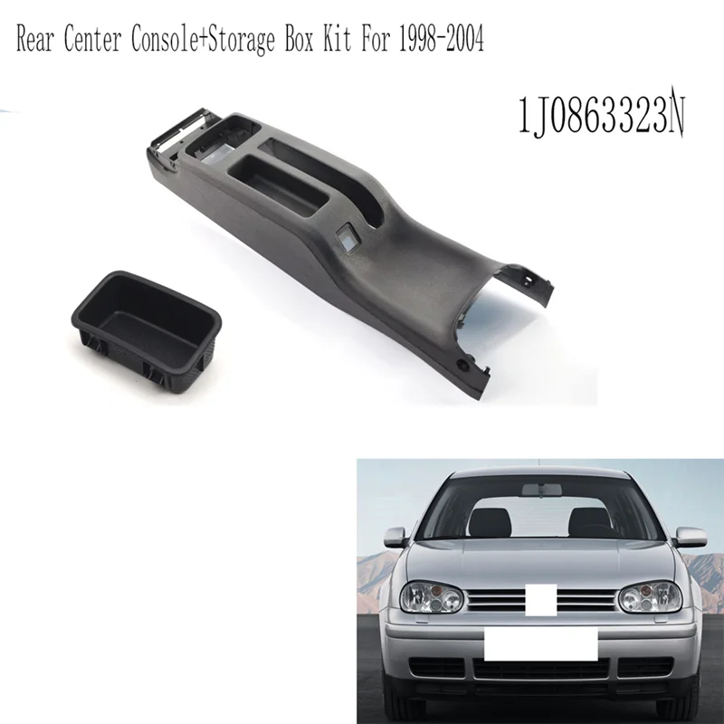 ل VW Bora Golf 4 Jetta 4 1998-2004 صندوق تخزين وحدة التحكم المركزية + المجموعة الخلفية النفق الأوسط 1J0863323N