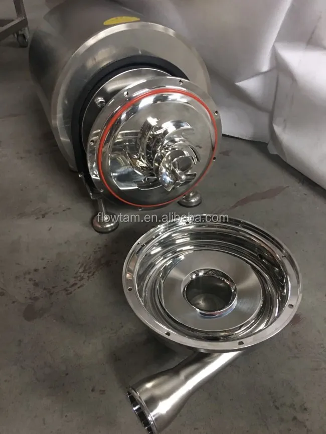 Flowtam High Quality Stainless Steel 316L Alfa-lava-style Sanitary Pharma-grade Liquid Juice Centrifugal Pump