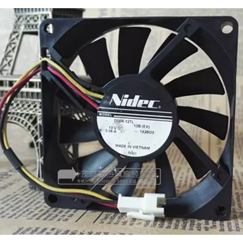 New Cooler Fan for Nidec 8015 12V D08R-12TL 12B 8cm 80*80*15MM