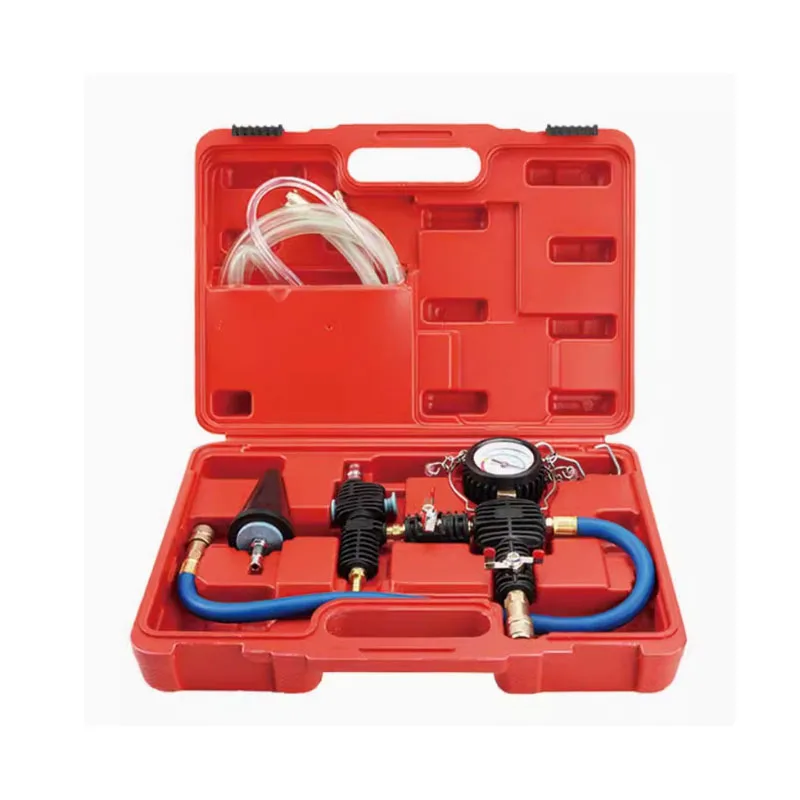 Auto Engine Cooling System Vacuum Purge Coolant Refill Tool, Universal Replace Tool Set with Hose for Car