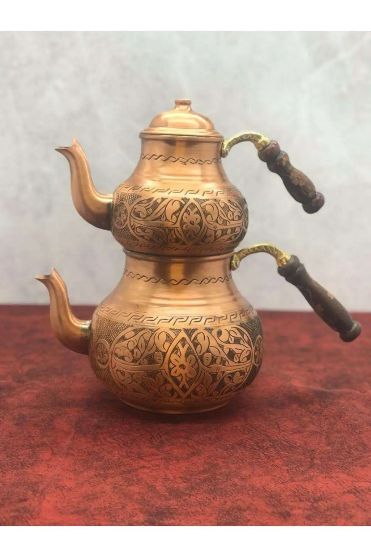 

Plastic copper Tea Pots Handmade copper color motif copper Tea Pots Handmade