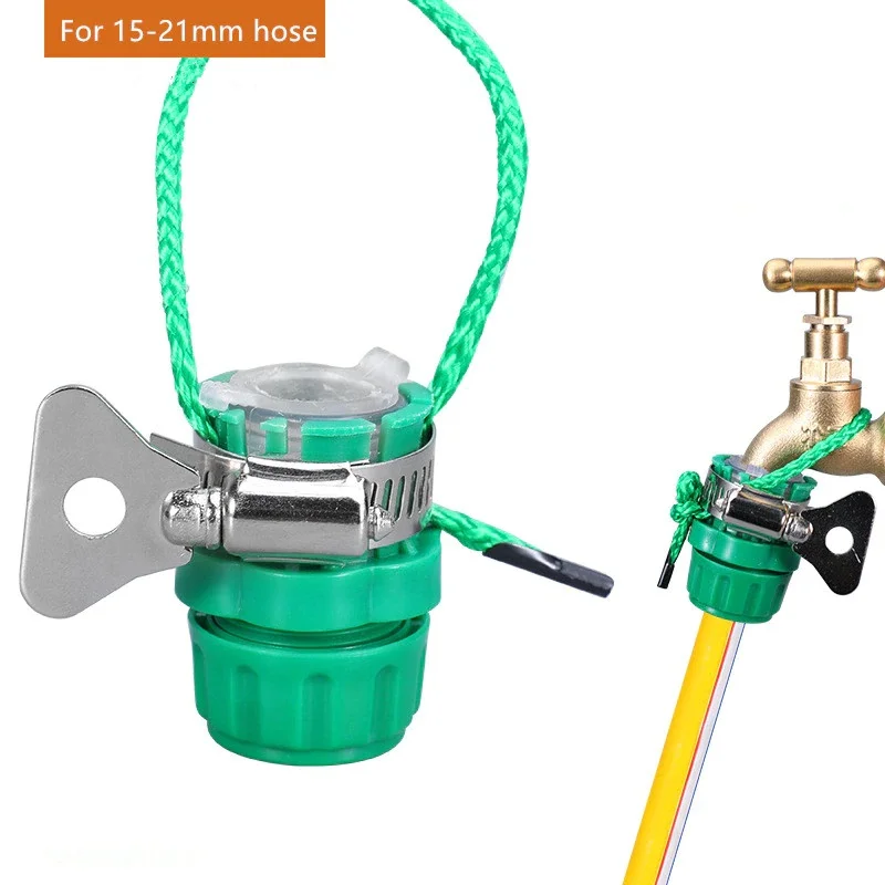 2PCS Universal Tap Adapter Quick Connect Fitting for 15-21mm Water Faucet Hose Car Washing Garden Irrigation Connector