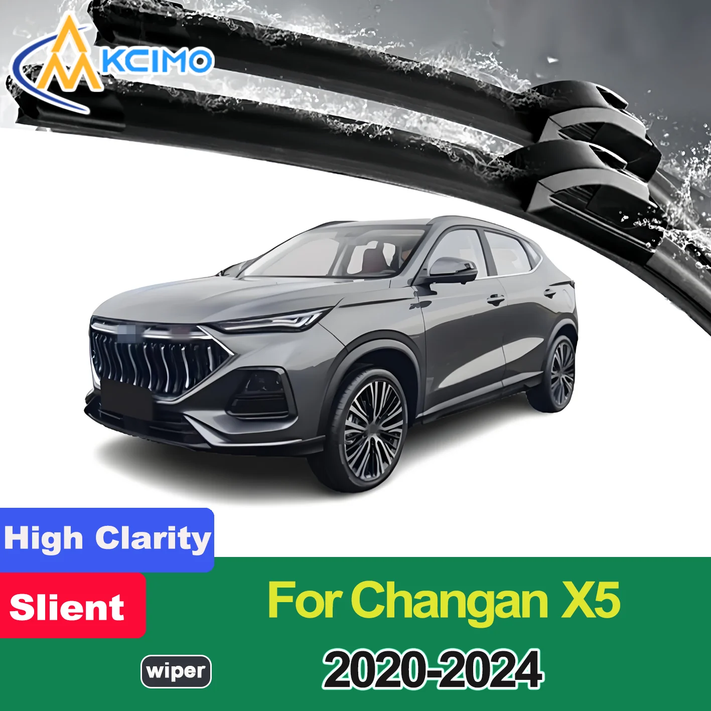 

2PCS New Wiper Blades for Changan X5 2020-2024 Volga K30 (Russia) Front Windshield Auto Wipers Blade Accessories 2024 2023 2022