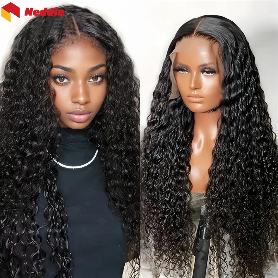 13x6 Hd Lace Frontal Curly Wig Human Hair 30 Inch 13x4 Hd Transparent Lace Front Brazilian Preplucked Deep Wave Human Hair Wig