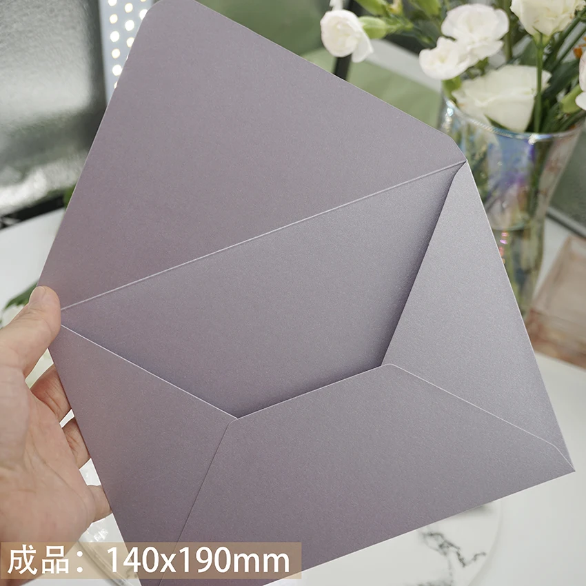 Envelopes 30 peças 19x14cm 250g espessamento papel perolado para convites de casamento cartão postal envelope caixa de presente de negócios de alta qualidade