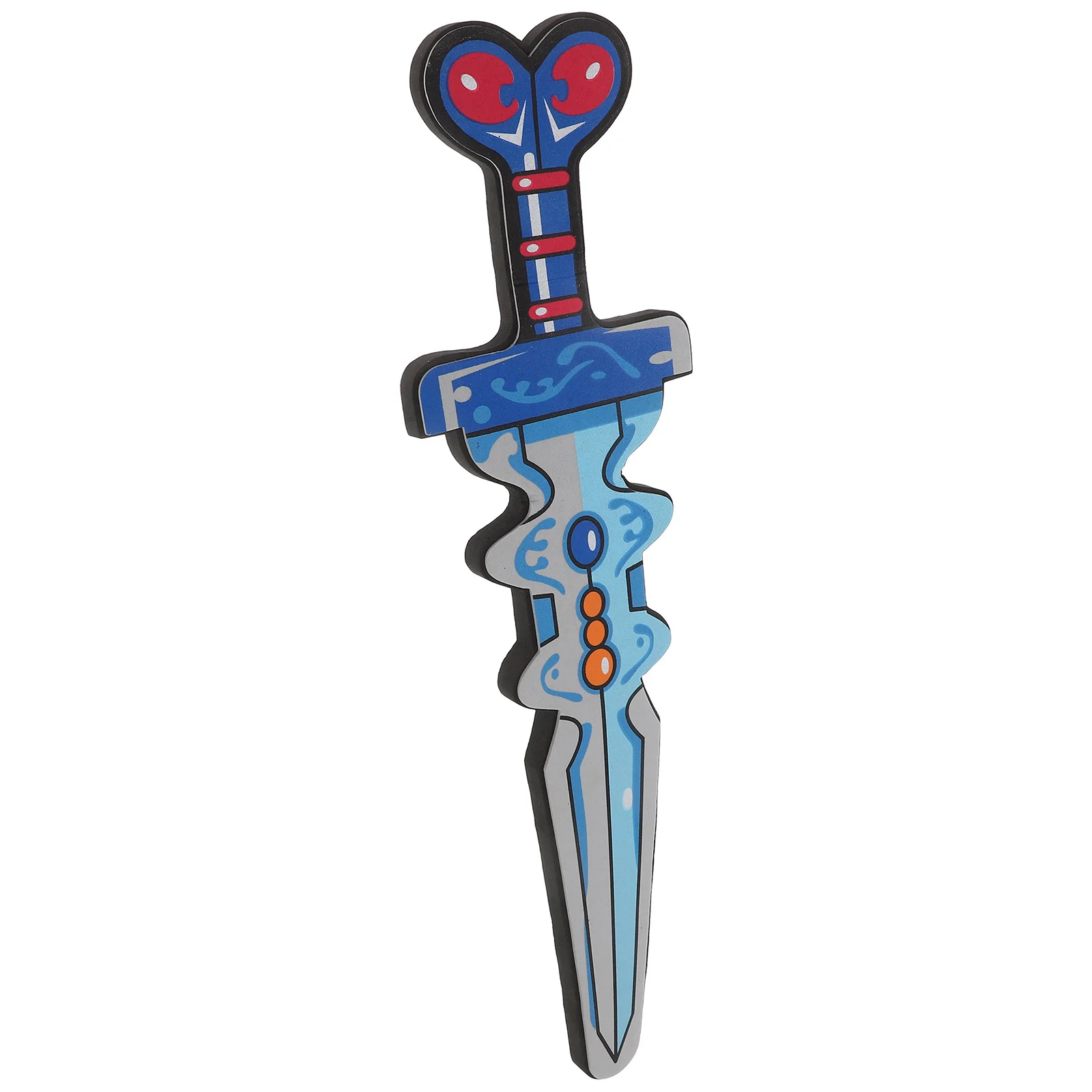 폼 검 소프트 키즈 야외 놀이 펜싱 훈련 가짜 검 학습 가이드 코스튬 코스프레 할로윈 액세서리