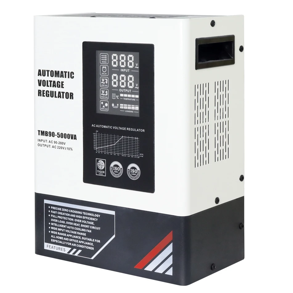 

2026 New 6kva 6000w 6kw Voltage Stabilizer AC220V Single Phase Voltage Regulators/stabilizers For Home Appliances