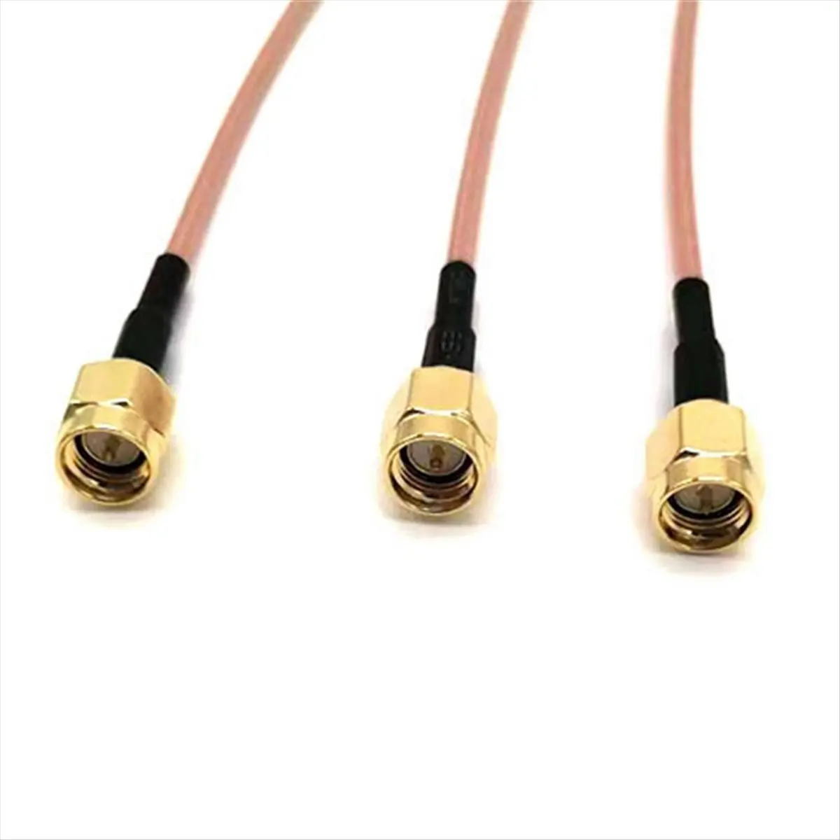 ABAN 3-Pack Radio Frequency Coaxial Connection Cable SMA Splitter Cable SMA Male to Dual SMA Female Coaxial Cable