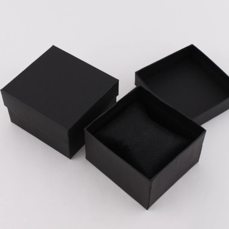 Packaging and Display Watch Boxes Gifts Black Boxes Paper Decorative Bracelet Boxes Paper Jewellery Accessories