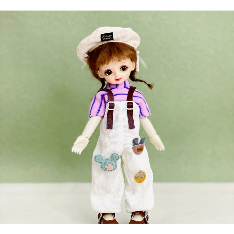 30cm Doll Replacement Clothes 1/6 BJD Doll Clothes Cute Fashion Dress Uniform Set Kids Girls Toy Gift Doll Accessories