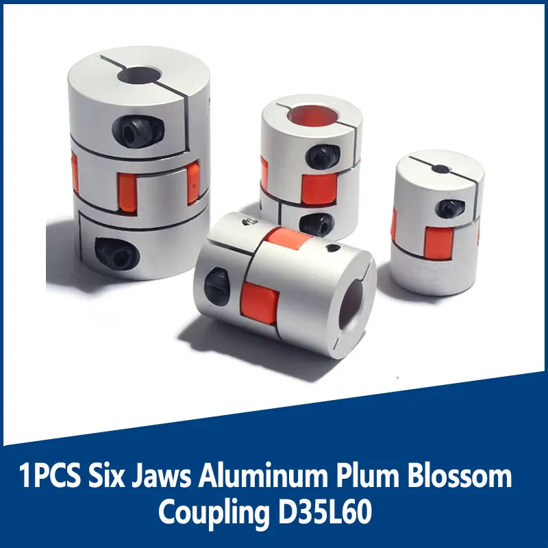 

1 шт., алюминиевая муфта с шестью челюстями, D35L60, шаговый серводвигатель, доступная муфта 6/6,35/7/8/9/10/11/12/12/12,7/13-19 мм