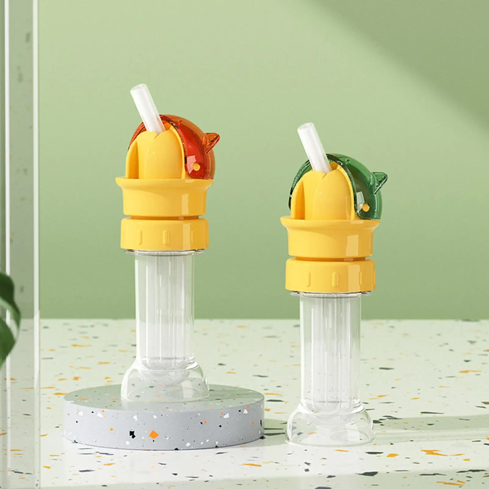 Universal Straw Topper for Kids Bottles, Leakproof Silicone Adapter Soft Tip Protects Gums for Water Juice Soda, Home Travel Car