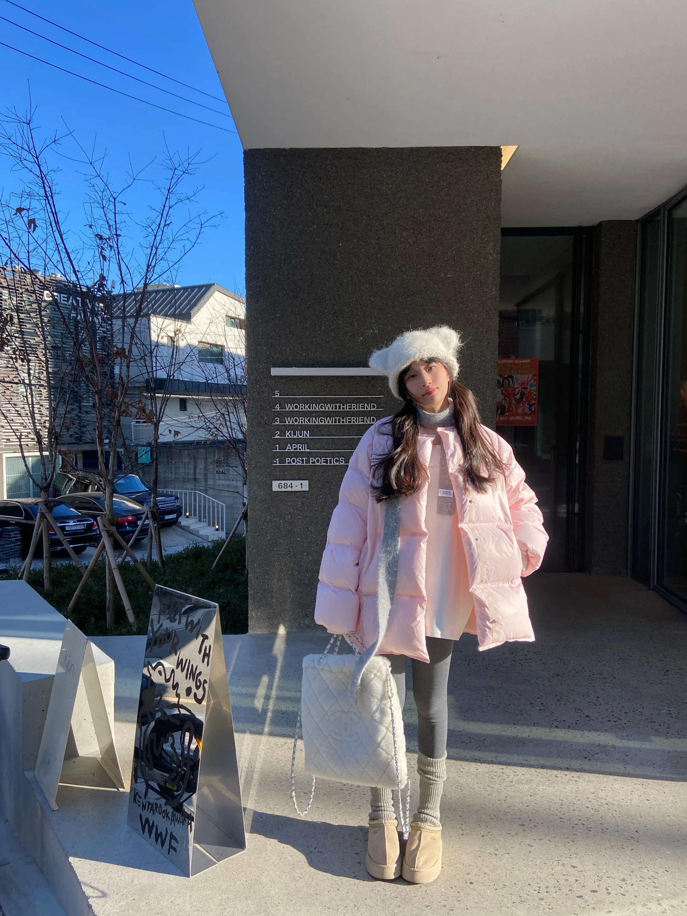 

CUTEioi Dry Bear Embroidery Long Sve T-irt Fuzzy Texture Base Layer Outfit Korean Sle Creative Pattern Women's Top