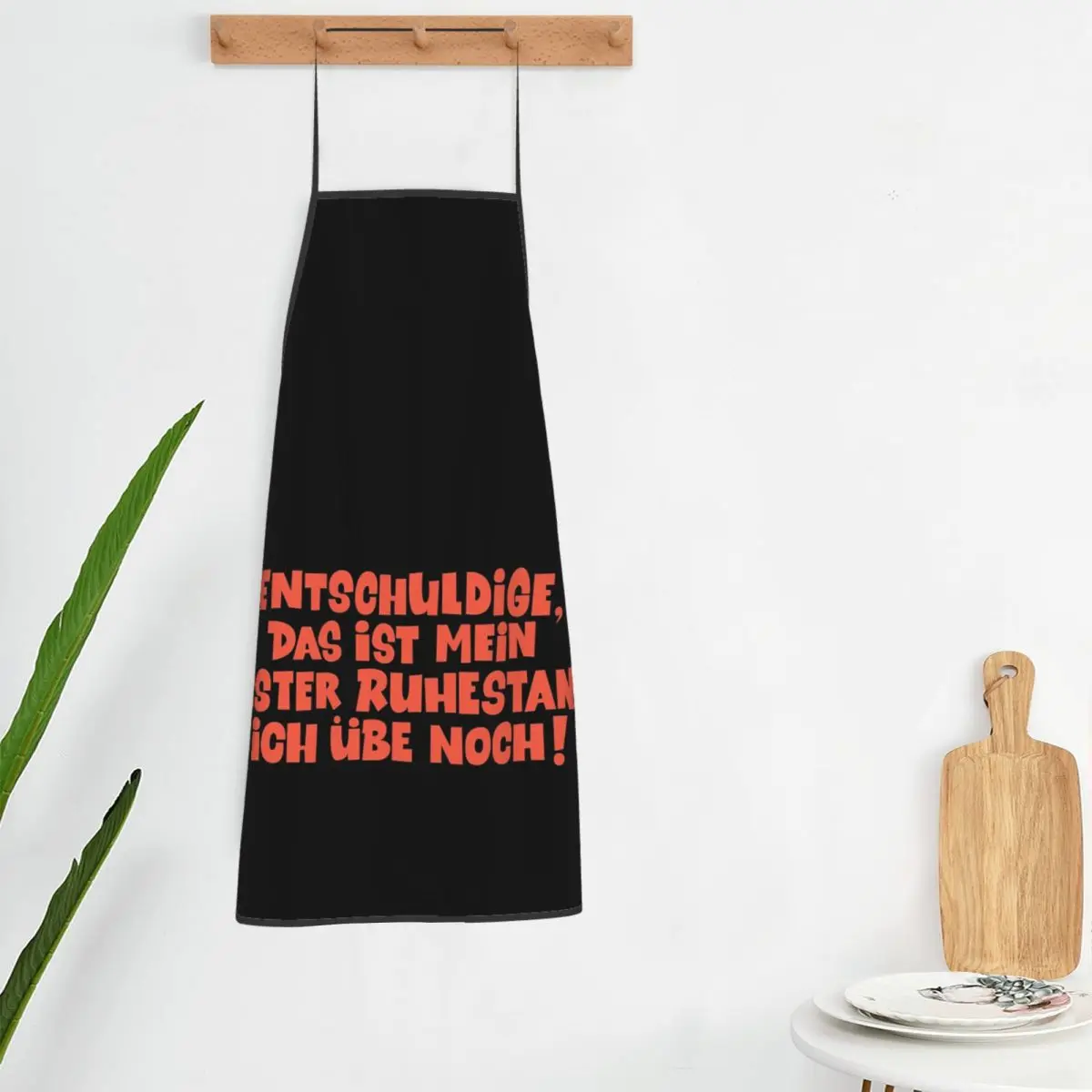Loriot Pappa Ante Portas This Is My First Retirement Apron Chef Cuisine Tablier Bib Kitchen Cleaning Pinafore for Women Men