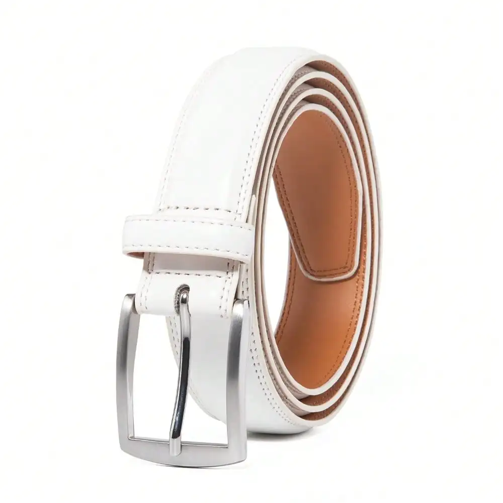 

Casual Solid Color 1PC Mens Belt Four Seasons Wear Lightweight Durable Daily Wear Outdoor Business Simple Style Adjustable Waist Belt For Men All Match Fashion