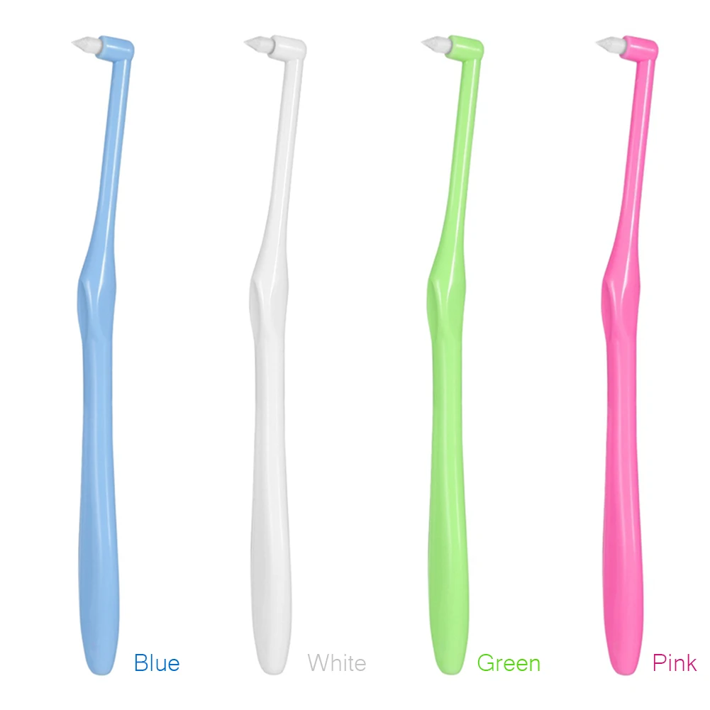 1Pc Orthodontic Toothbrush Soft Hair Correction Clean Teeth gap Floss Hygiene Teeth Braces Opsigenes Cleaning Tool