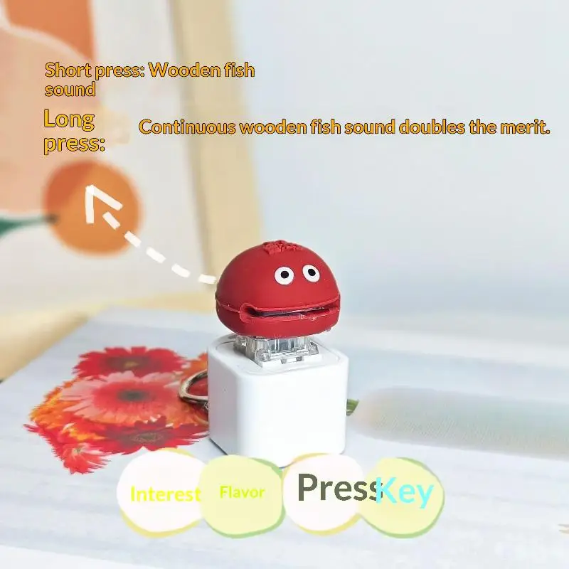 Lustiges Toilettenförmiges Fidget-Tastatur-Spielzeug, Fidget-Schlüsselanhänger, Finger-Knopf-Clicker, Dekompressions-Spielzeug – Detail 5
