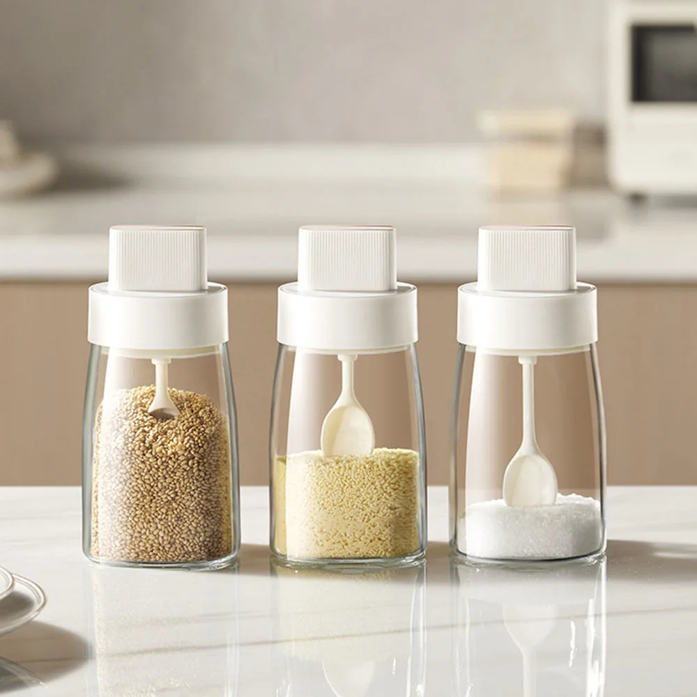 Multipurpose Kitchen Salt Jar Practical Sealing Anti-leak Salt Jar For Kitchen